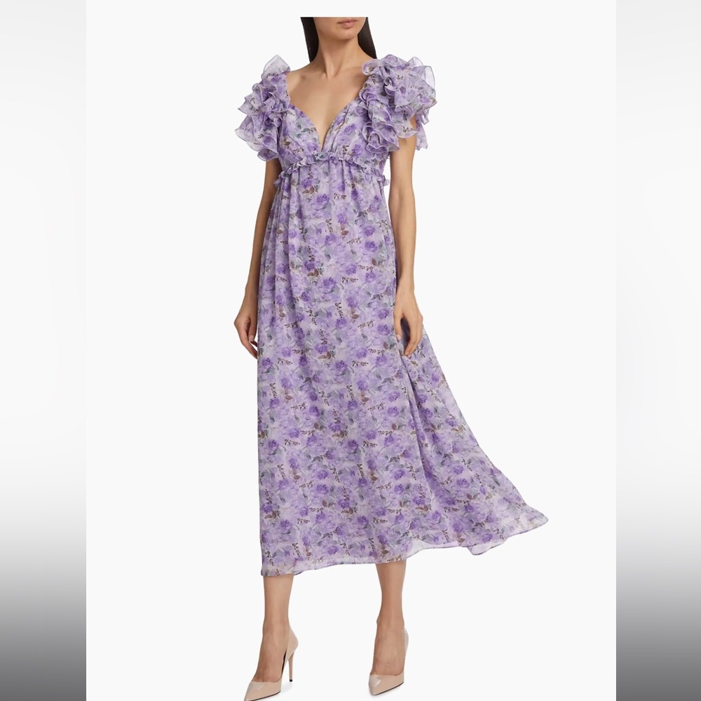 As it may 
Xena floral maxi dress size large 
NWT
